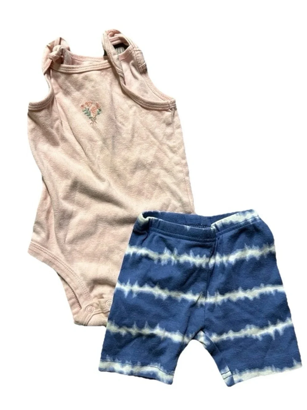 Baby Girl Summer Clothing Dress Shorts Short Sleeve Tank Tops Size 12 Months - Picture 6 of 6